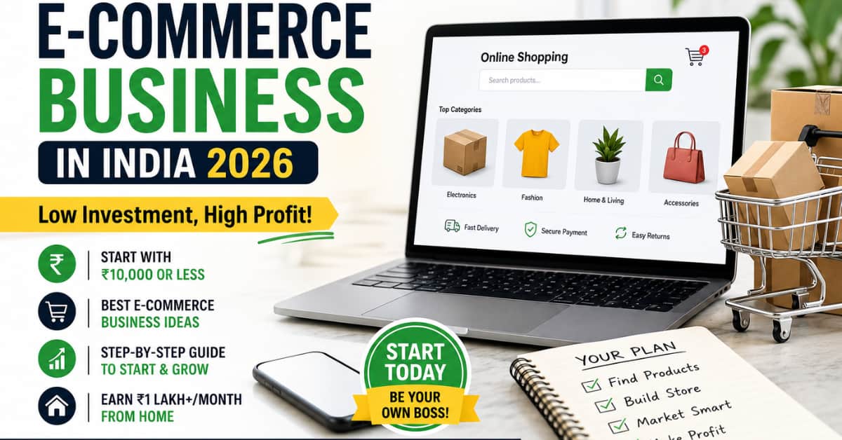 E commerce business ideas 2026 India
