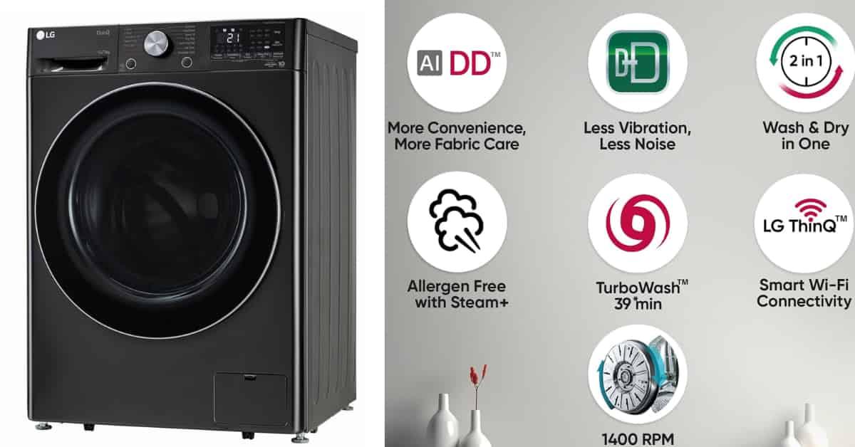 Best LG Washing Machine with Dryer for Apartments