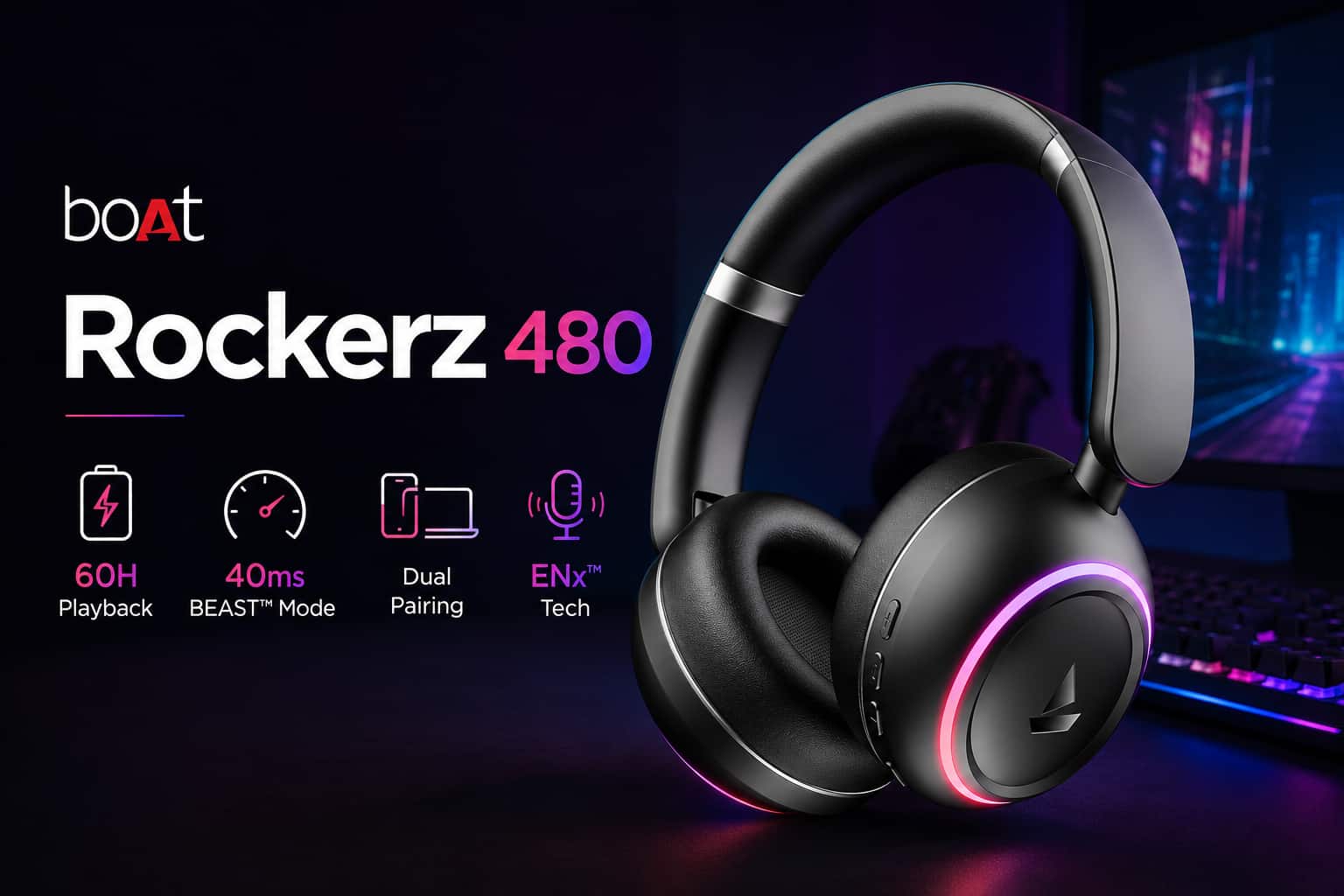 Top 5 boAt Bluetooth Headphones Under 3000 price