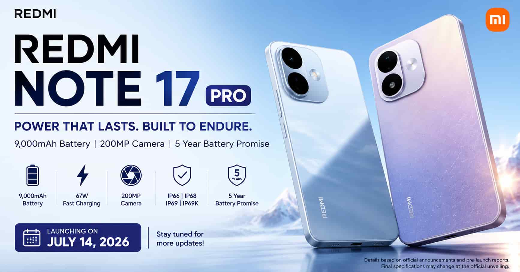 Redmi Note 17 Pro Launch price
